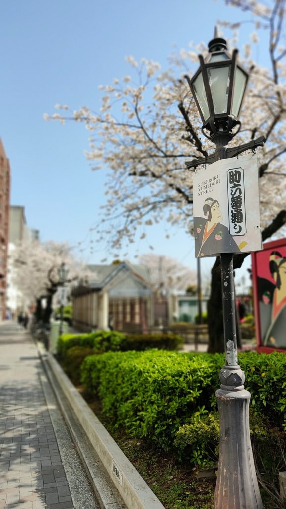 浅草の道路の写真